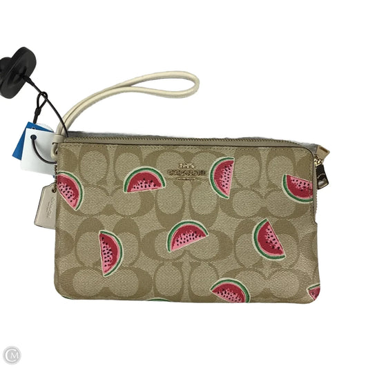 Wristlet Designer By Coach, Size: Medium