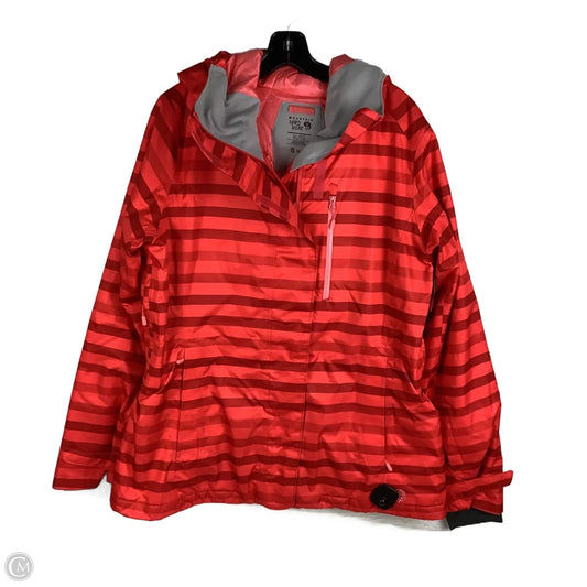 Coat Raincoat By Mountain Hardwear In Red, Size: Xl