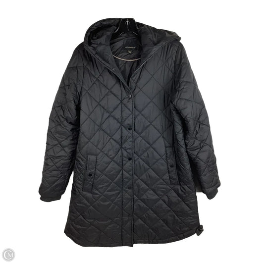 Coat Puffer & Quilted By Weatherproof In Black, Size: L