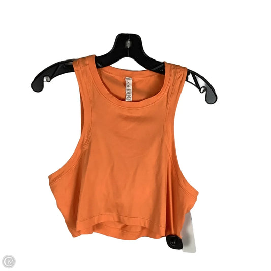 Athletic Tank Top By Lululemon In Orange, Size: 6