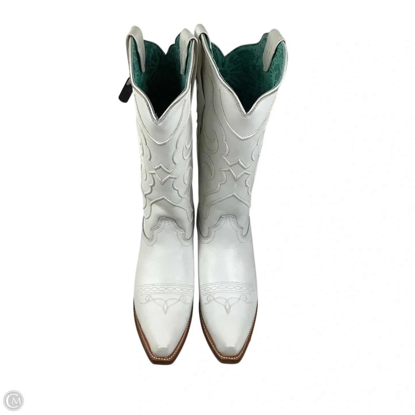 Boots Western By Corral In White, Size: 9.5
