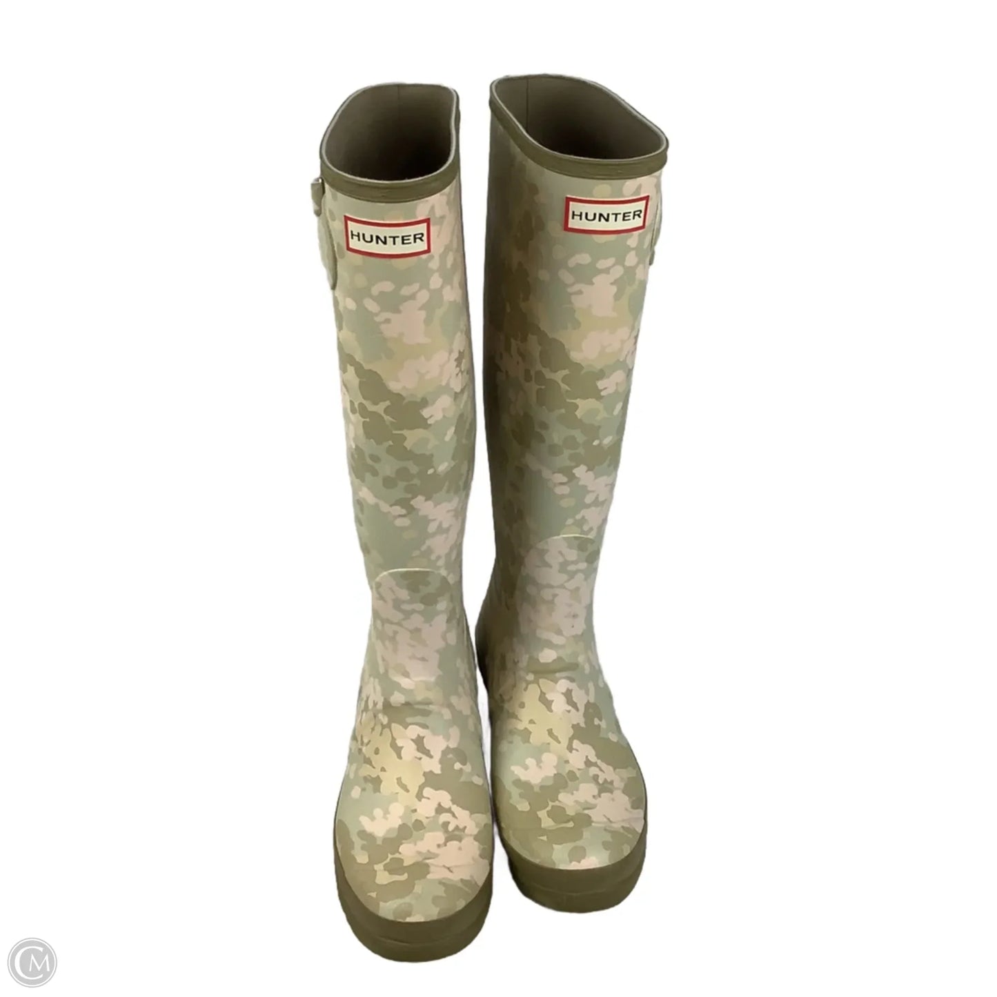 Boots Rain By Hunter In Green, Size: 9