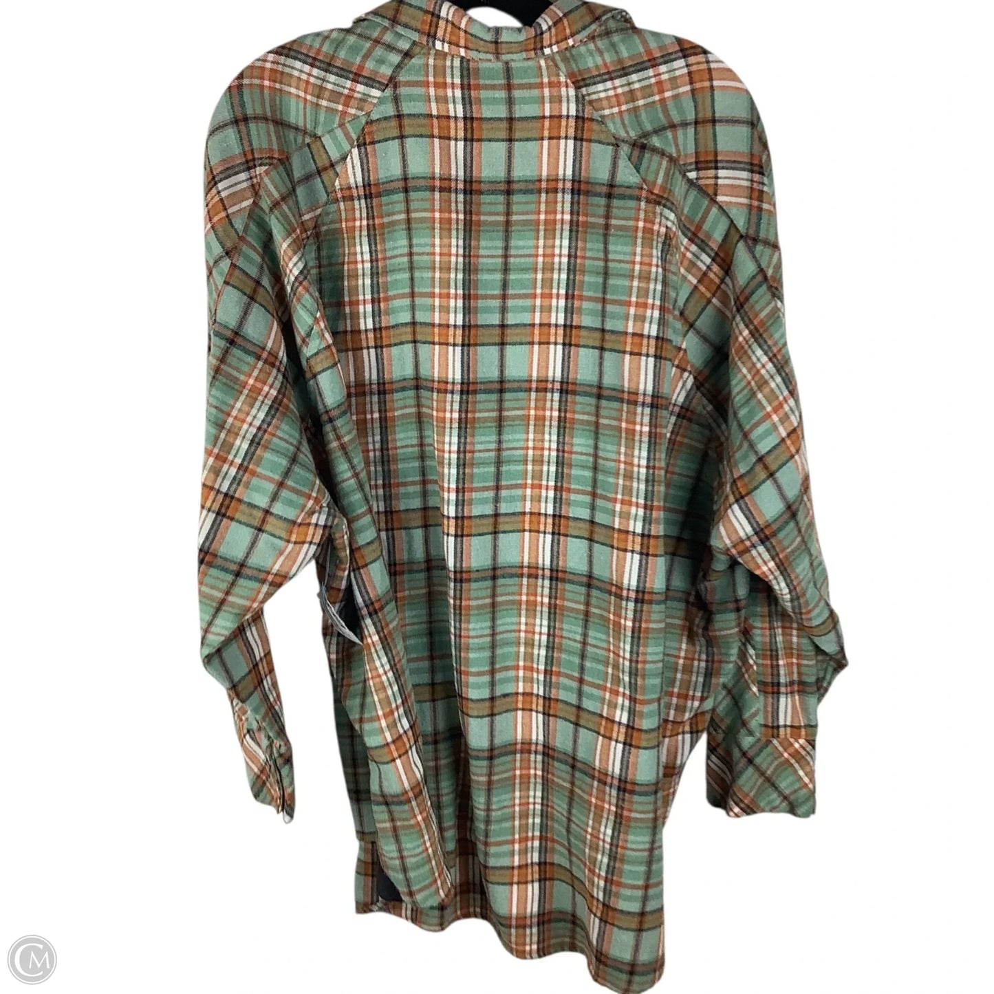 Top Long Sleeve By Altard State In Plaid Pattern, Size: M