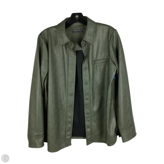 Jacket Shirt By Bagatelle In Green, Size: S