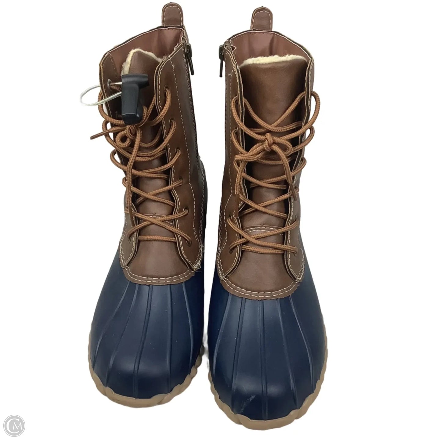 Boots Rain By Clothes Mentor In Navy, Size: 10