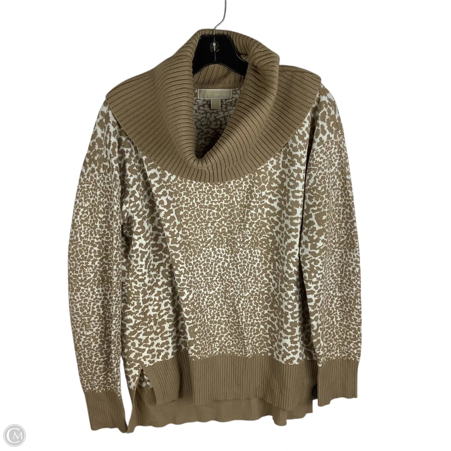 Sweater By Michael By Michael Kors In Animal Print, Size: L