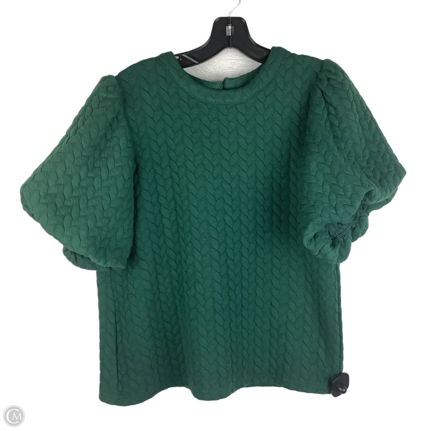 Sweater Short Sleeve By Thml In Green, Size: M