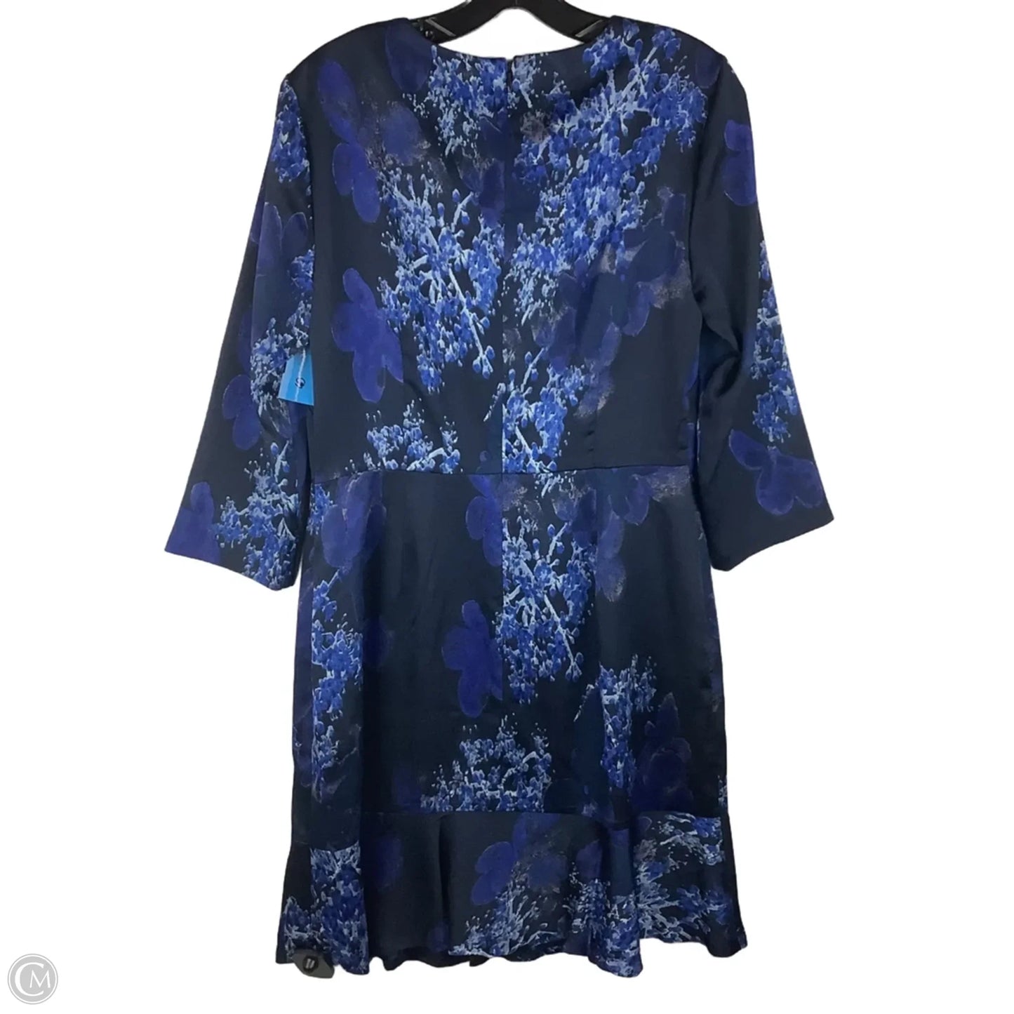 Dress Party Midi By Banana Republic In Navy, Size: 8