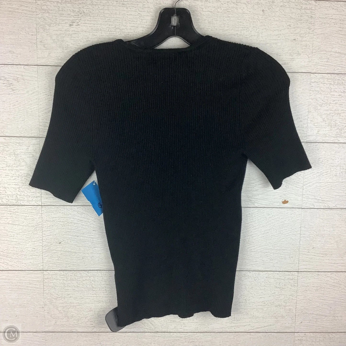 Sweater Short Sleeve By Maeve In Black, Size: S