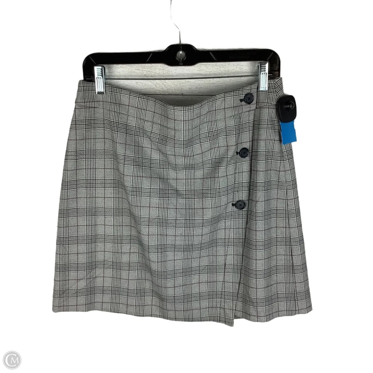 Skirt Mini & Short By Loft In Plaid Pattern, Size: 10