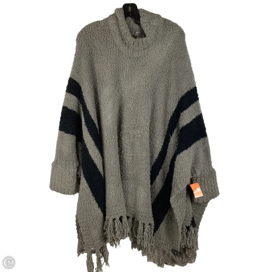 Poncho By Barefoot Dreams In Grey, Size: Osfm
