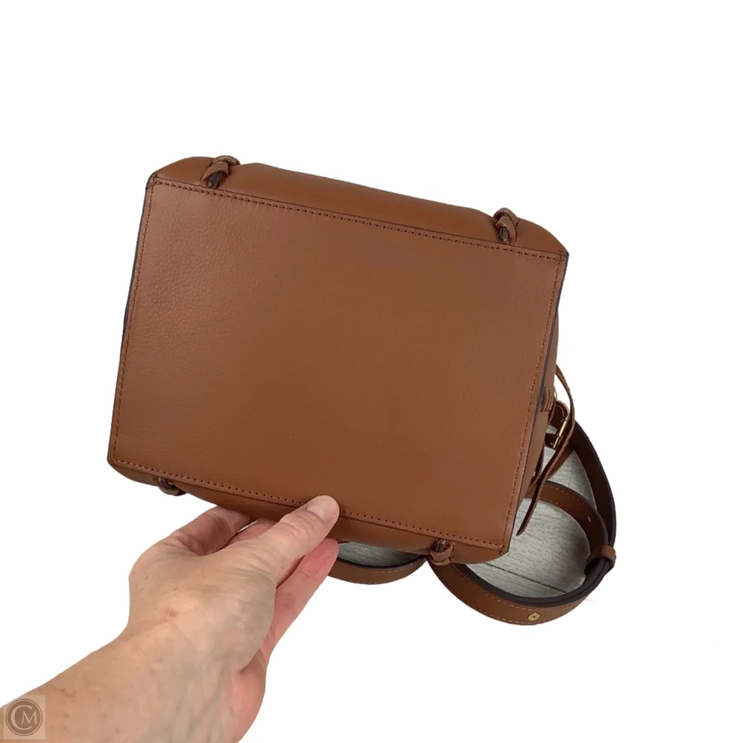 Handbag Leather By Sam Edelman, Size: Medium