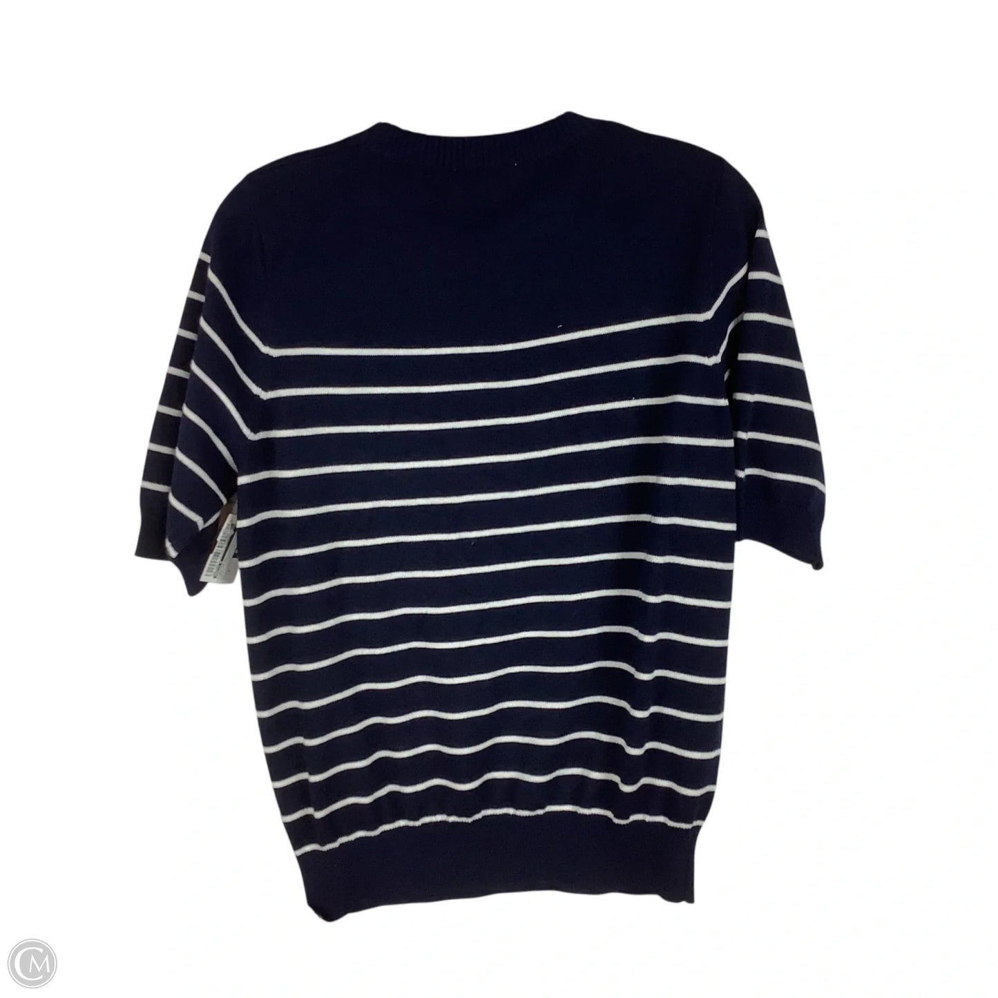 Sweater Short Sleeve By Matty M In Navy, Size: S