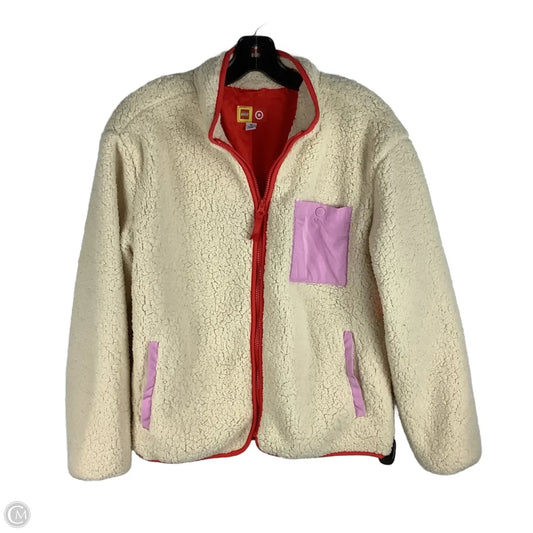 Jacket Fleece By Target-designer In Cream, Size: M