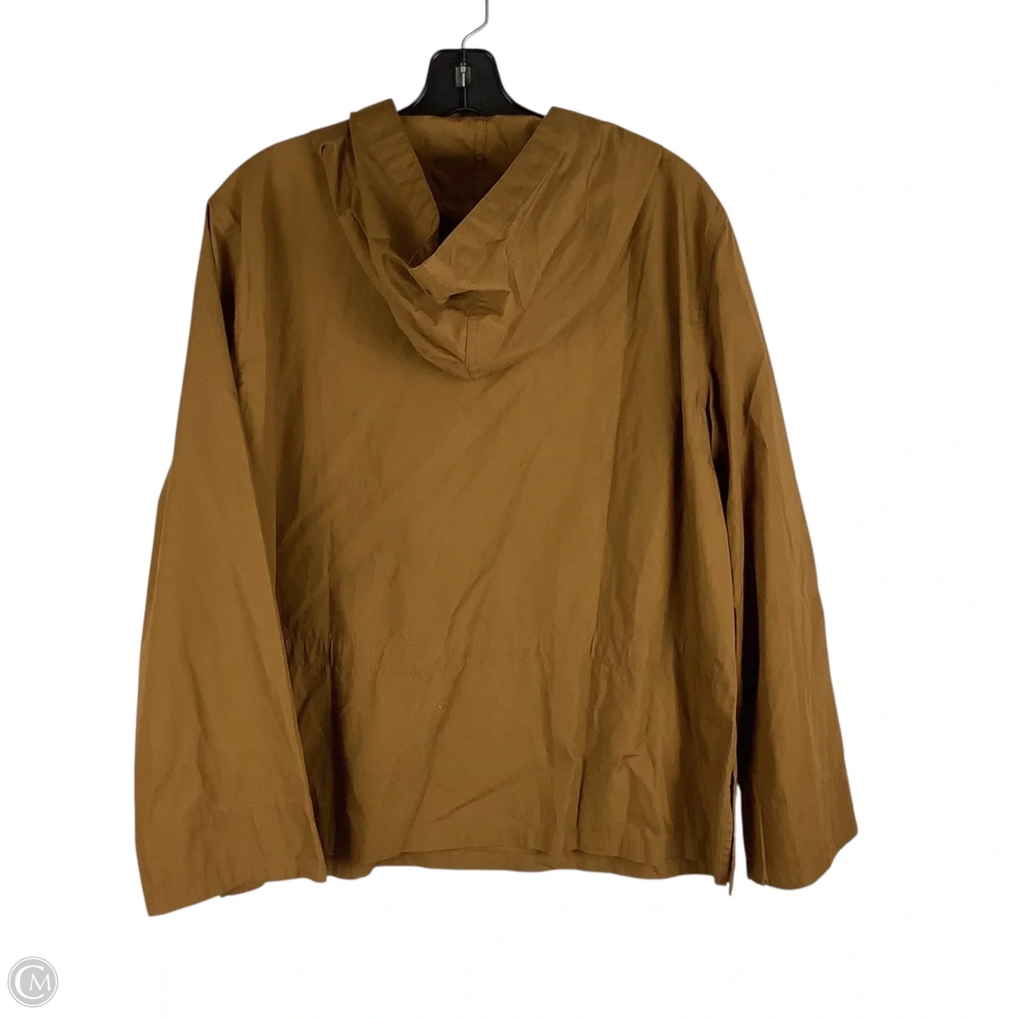 Jacket Shirt By L.l. Bean In Brown, Size: L