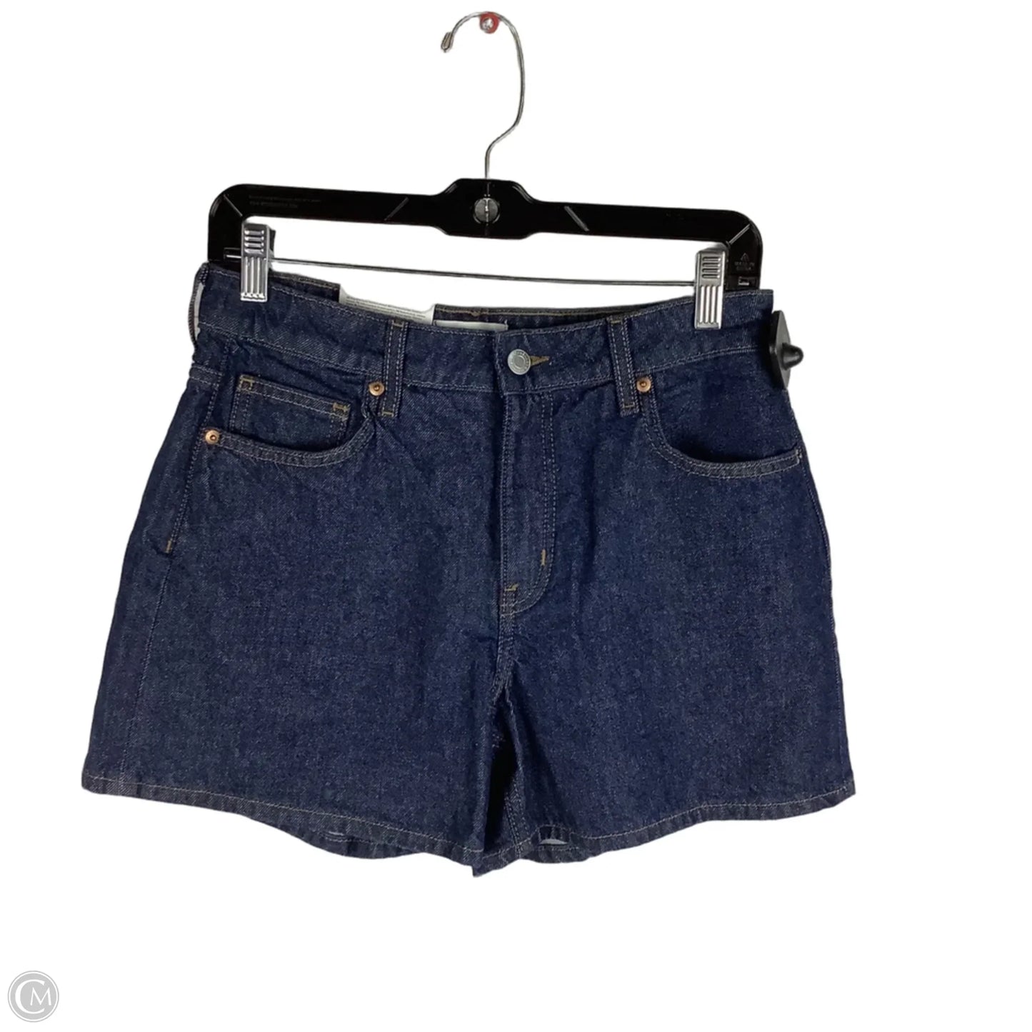 Shorts By H&m In Blue Denim, Size: 8