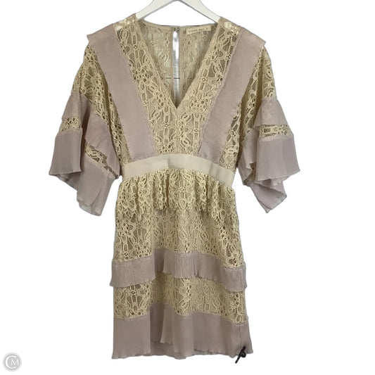 Dress Party Short By Stevie May In Cream & Purple, Size: S
