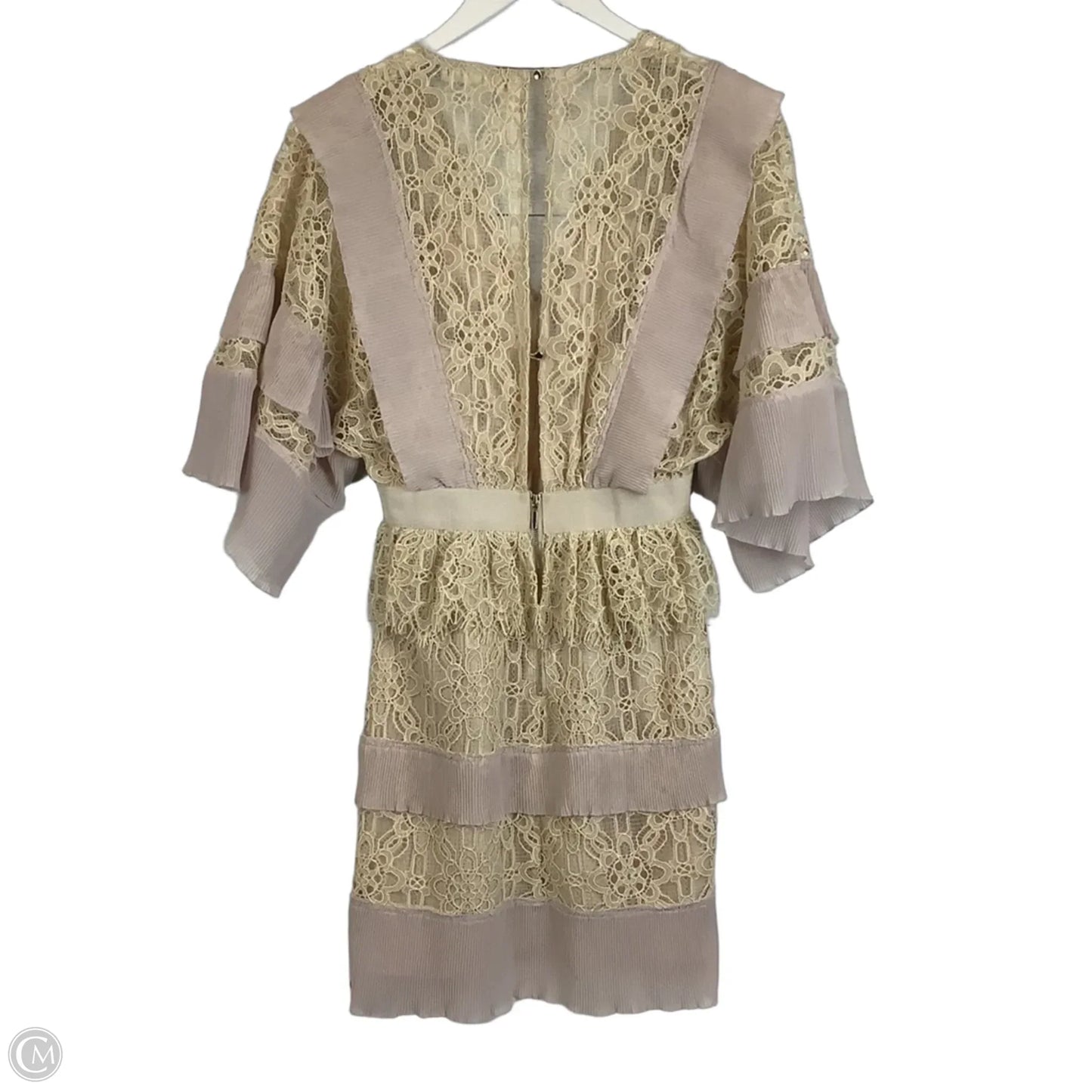 Dress Party Short By Stevie May In Cream & Purple, Size: S
