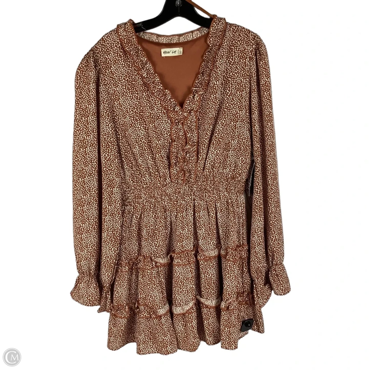 Dress Party Midi By New In In Brown, Size: L