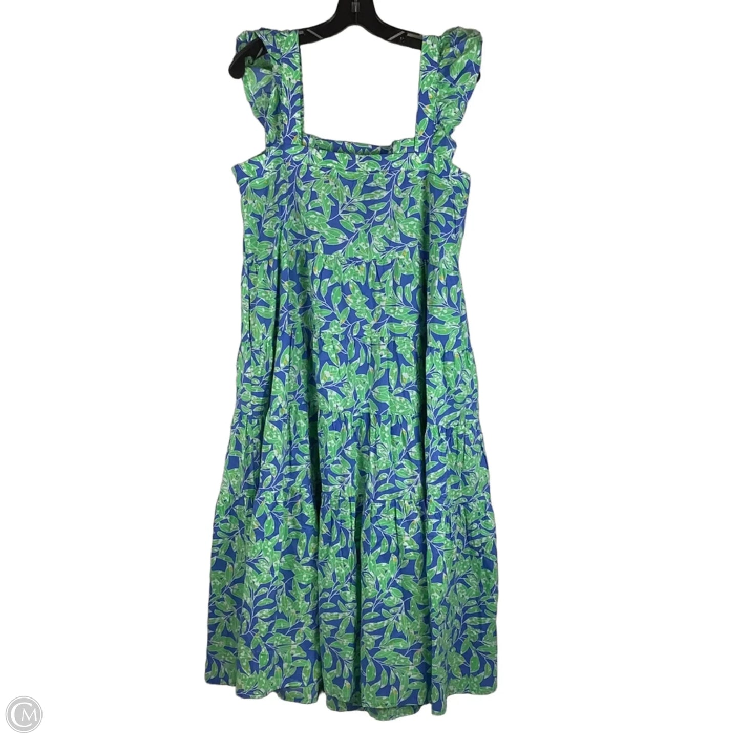 Dress Party Long By Thml In Blue & Green, Size: L