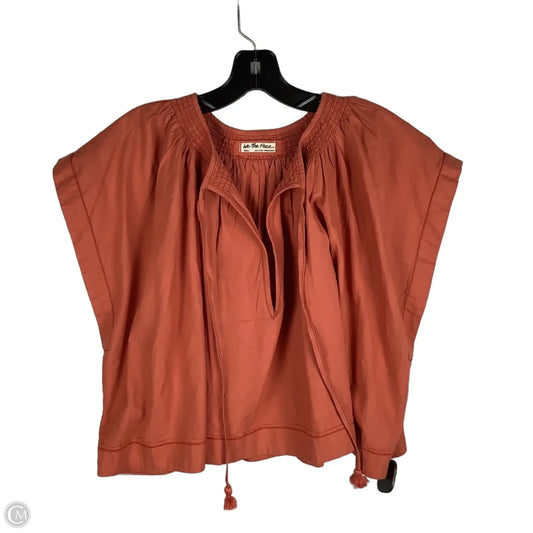 Top Short Sleeve By We The Free In Orange, Size: S