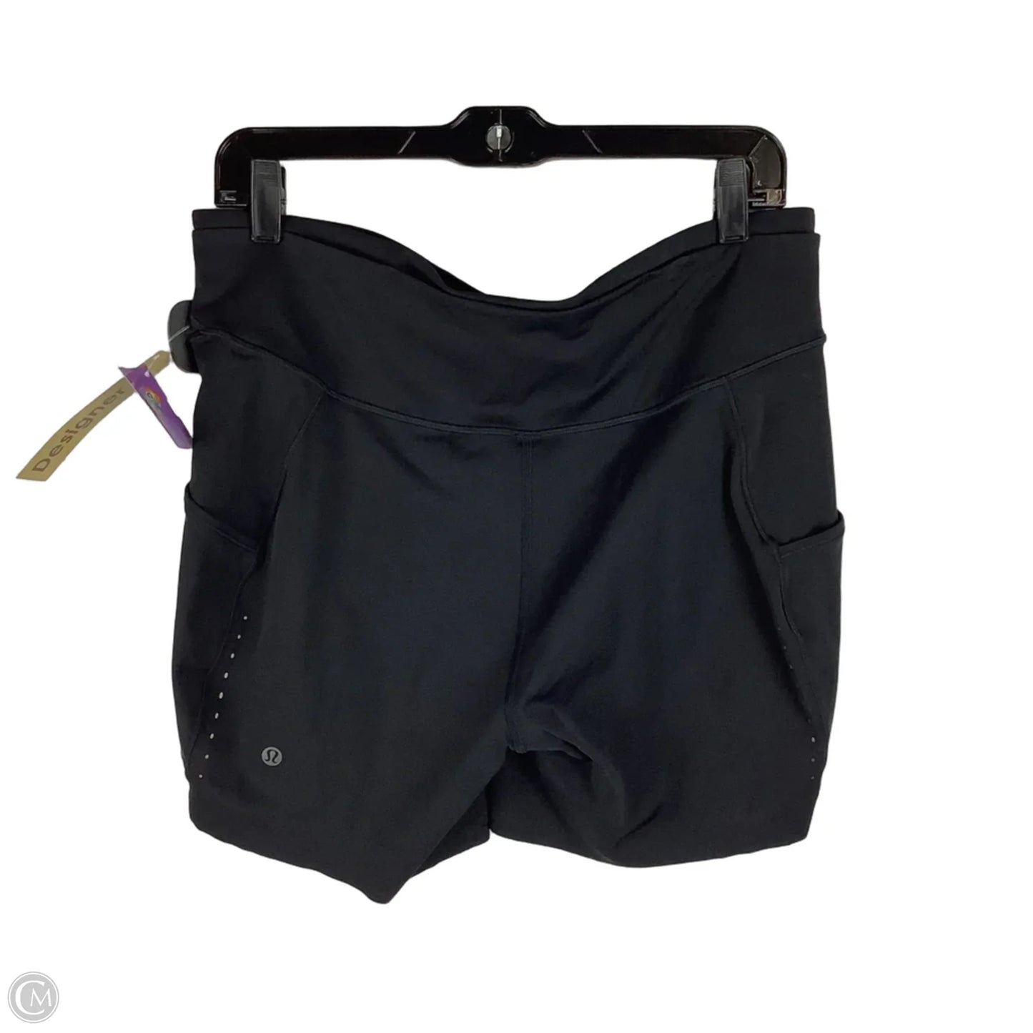 Athletic Shorts By Lululemon In Black, Size: 14