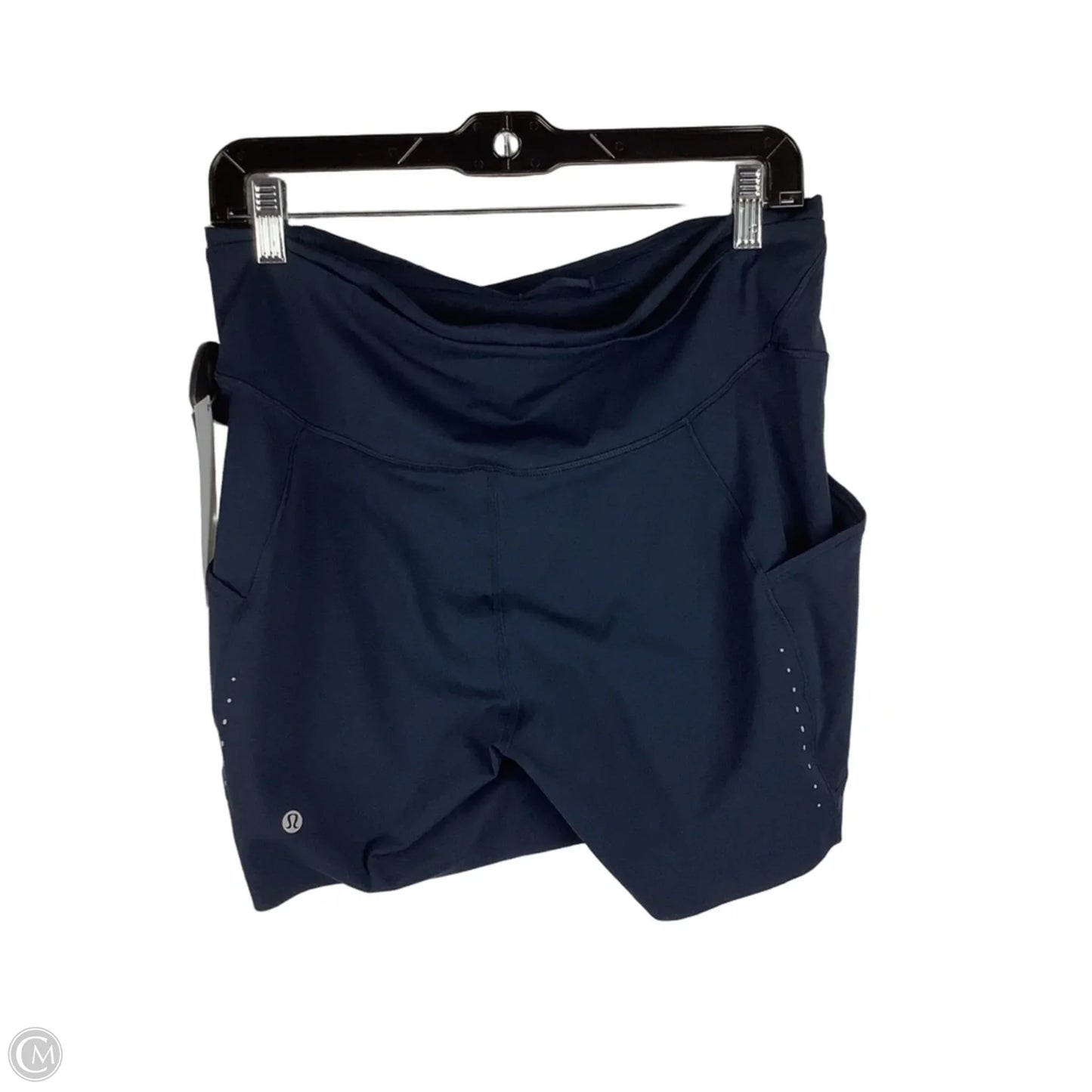 Athletic Shorts By Lululemon In Navy, Size: 12