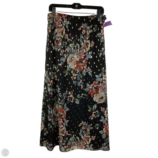 Skirt Maxi By Halogen In Floral Print, Size: S