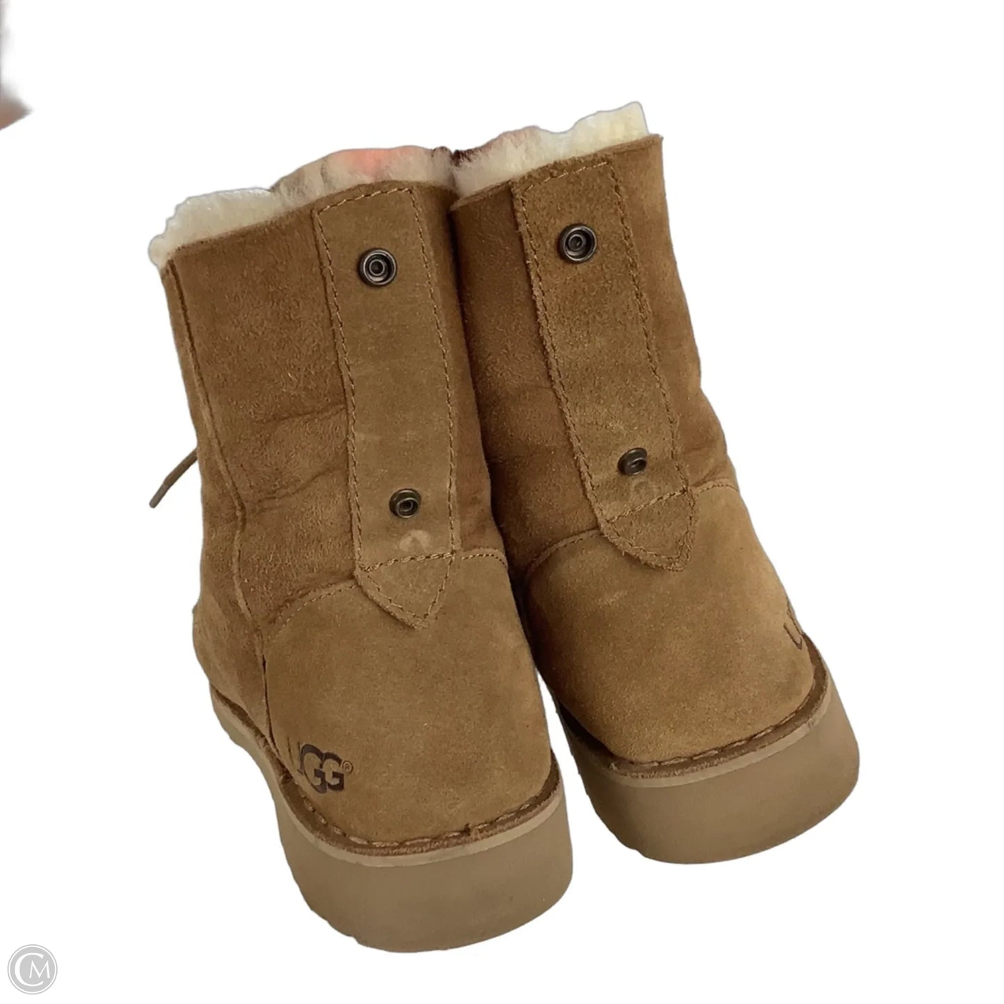 Boots Designer By Ugg In Brown, Size: 7.5