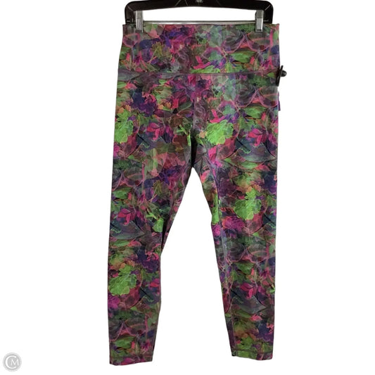 Athletic Capris By Lululemon In Multi-colored, Size: 14