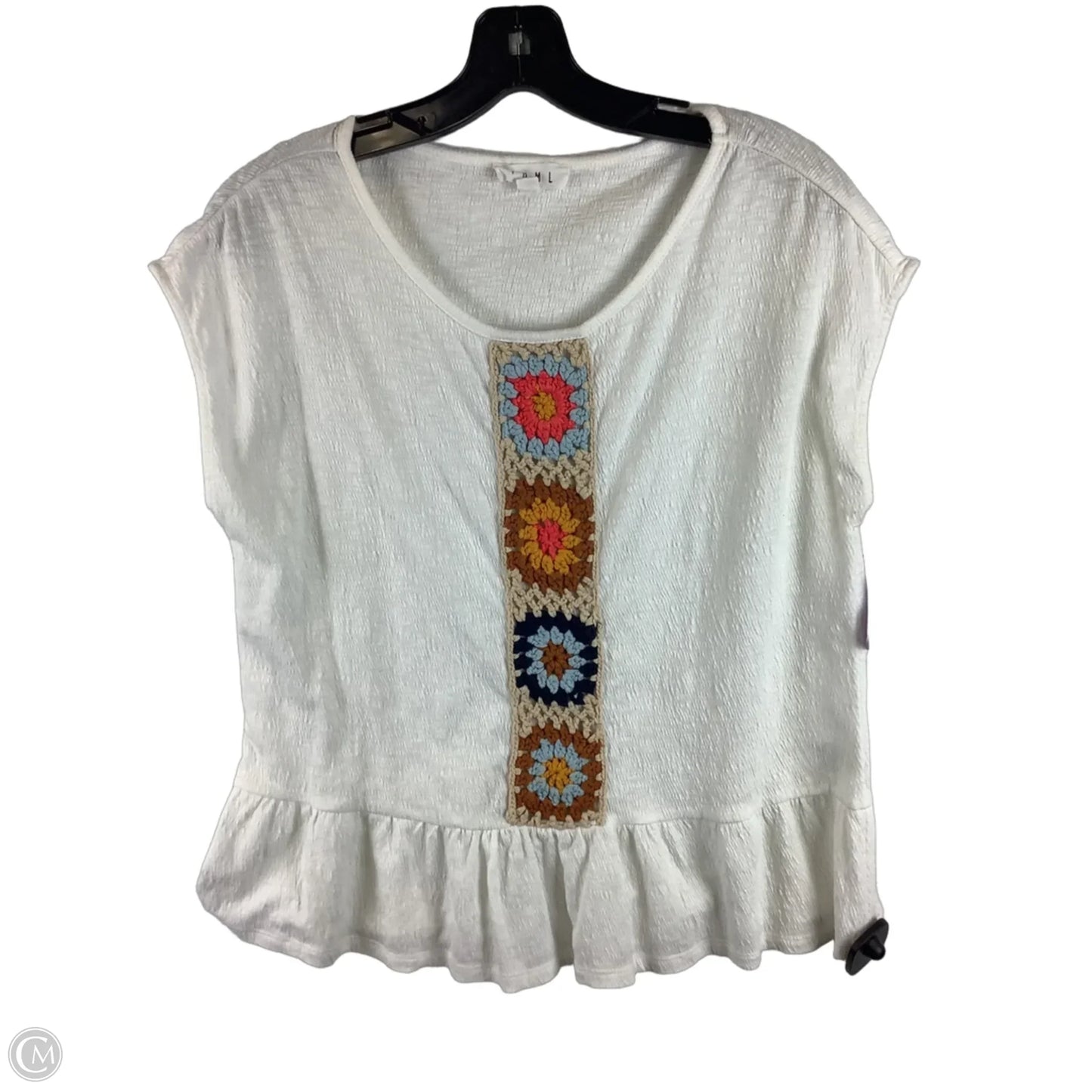 Top Short Sleeve By Thml In White, Size: M