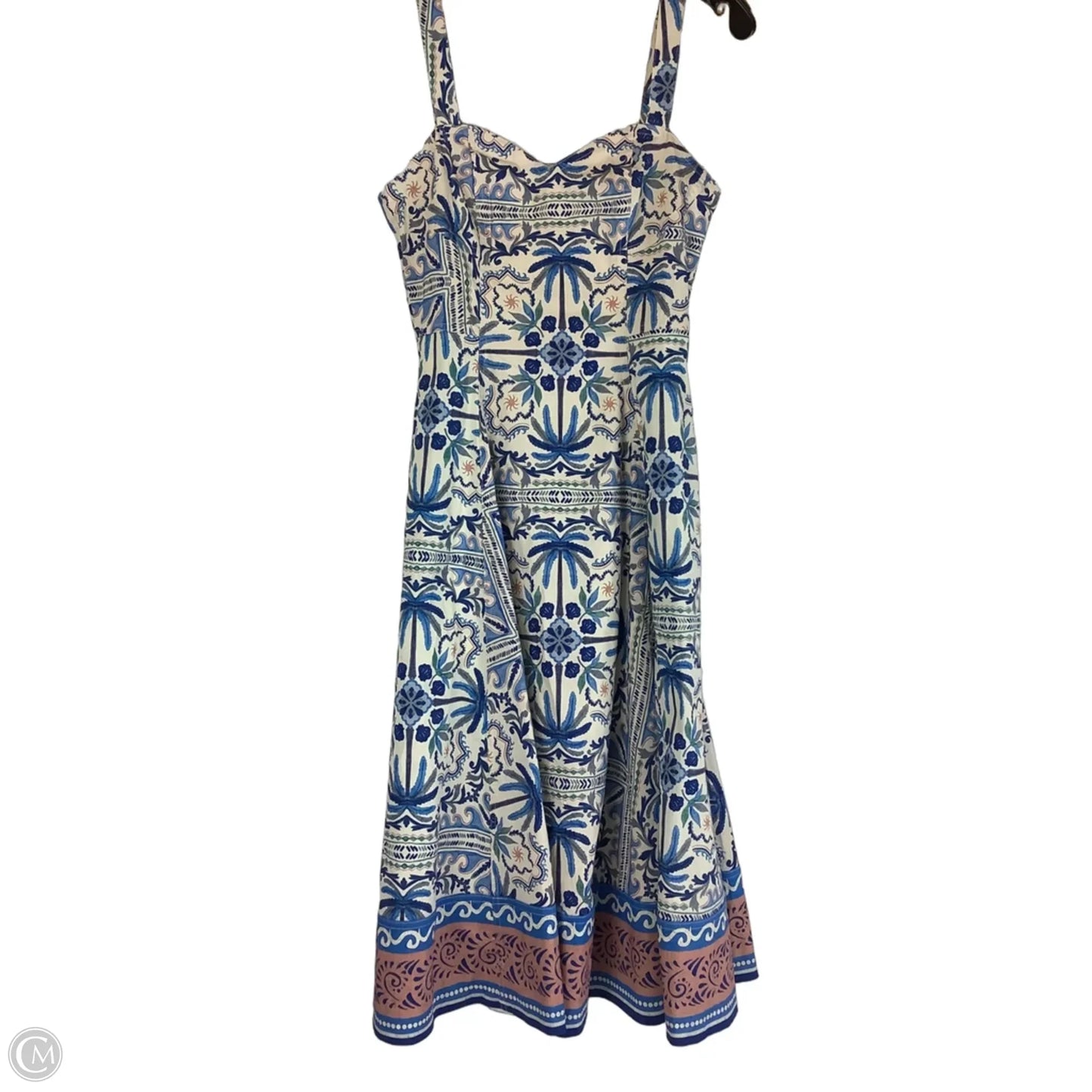 Dress Party Midi By Avec Les Filles In Tropical Print, Size: 2