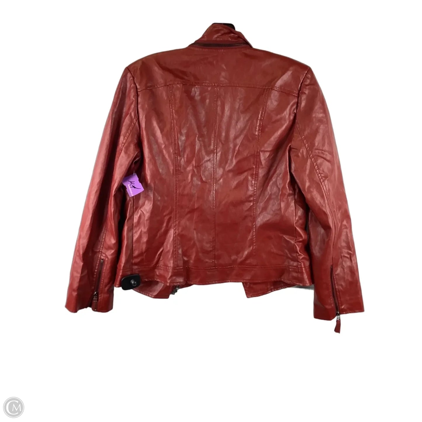 Jacket Moto By Cmc In Red, Size: L
