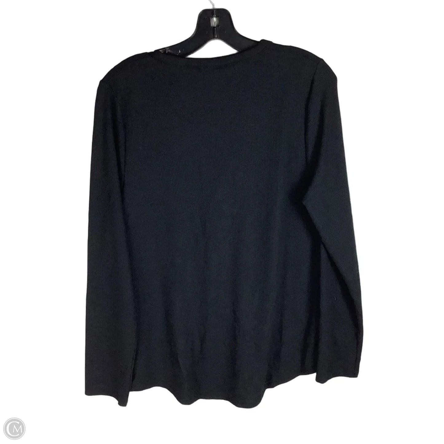 Athletic Top Long Sleeve Crewneck By Athleta In Black, Size: L
