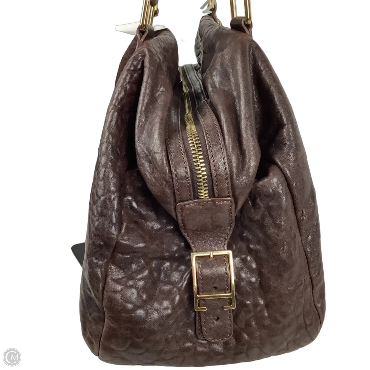 Handbag Leather By Cmb, Size: Medium