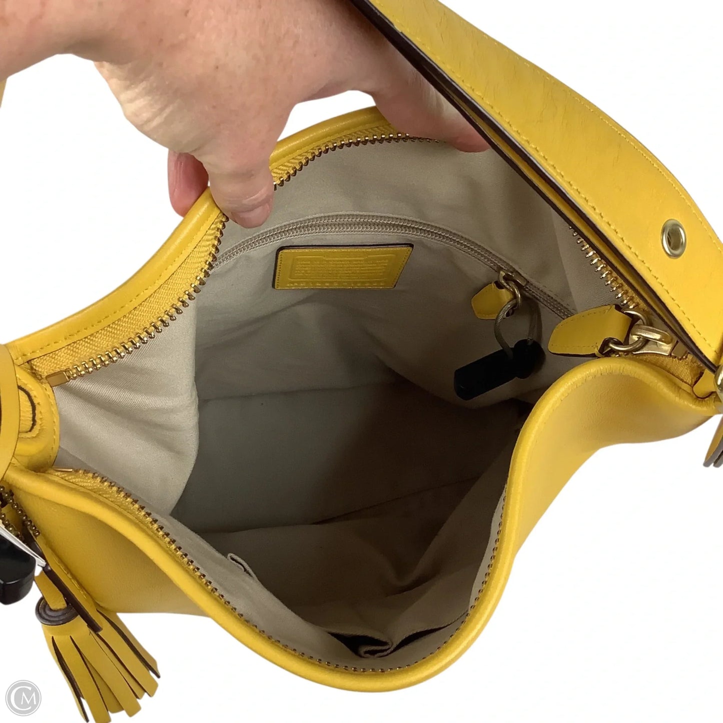 Handbag Designer By Coach, Size: Medium