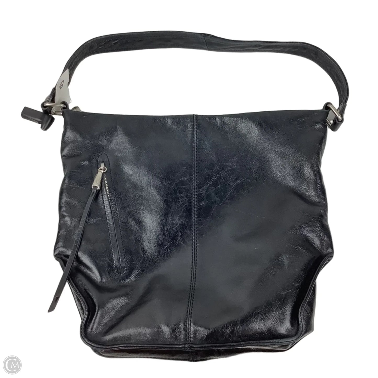 Handbag Leather By Hobo Intl, Size: Medium