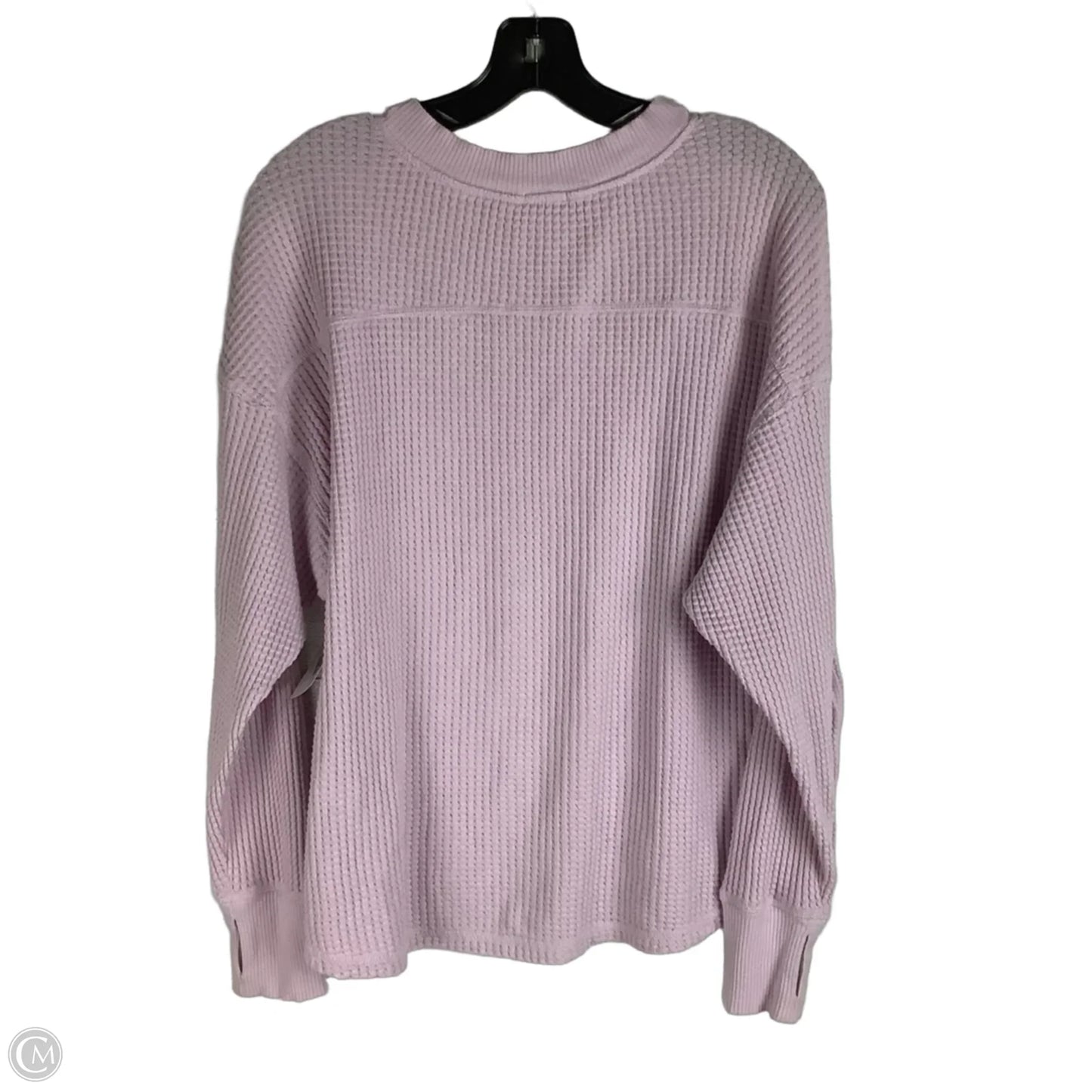 Top Long Sleeve By Aerie In Purple, Size: Xs