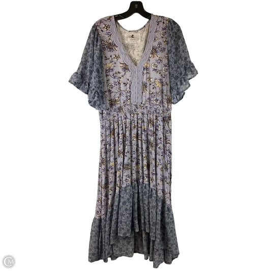 Dress Casual Midi By Cupio In Purple, Size: L
