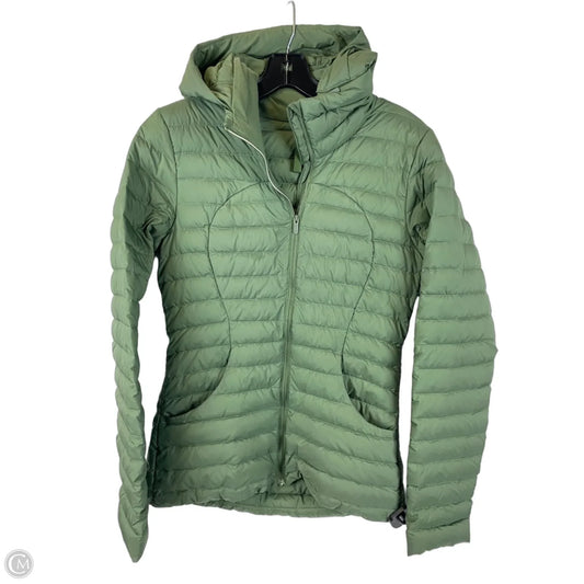 Coat Puffer & Quilted By Lululemon In Green, Size: 4