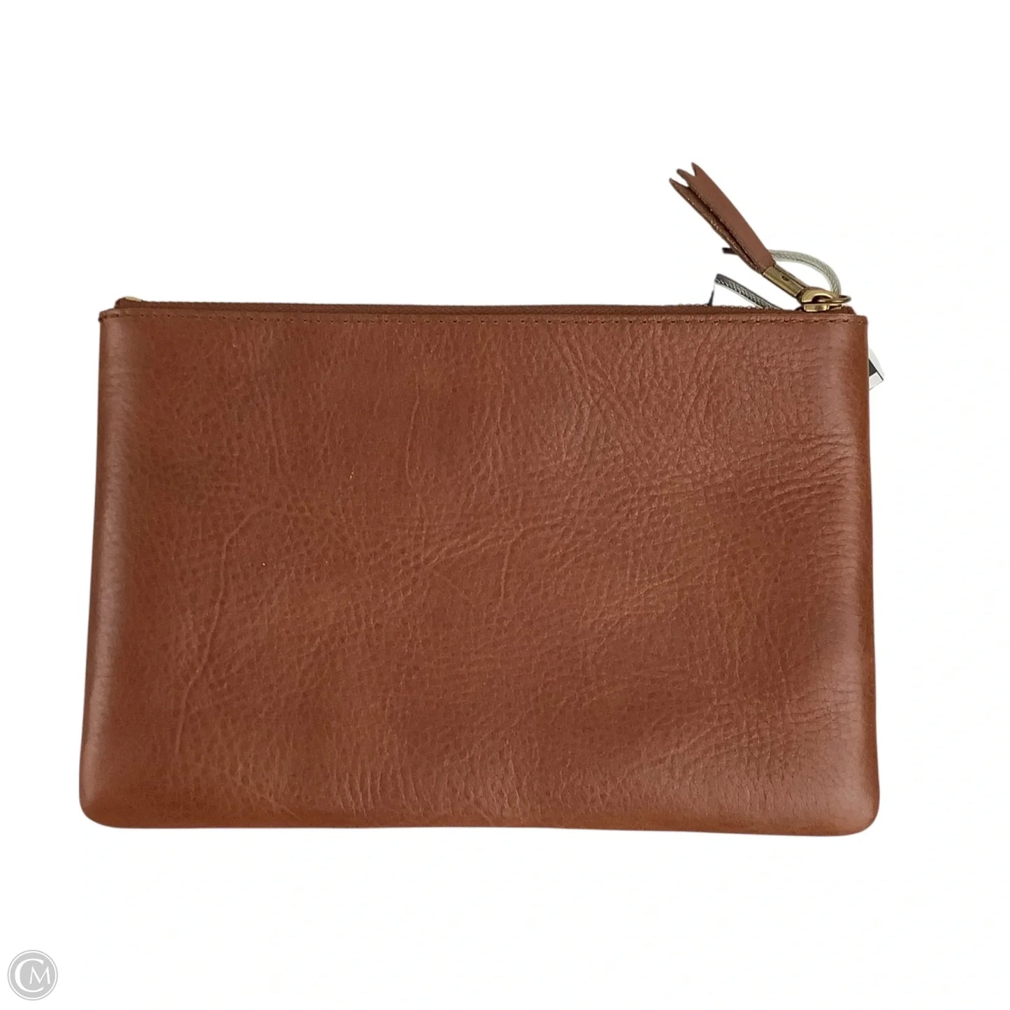 Clutch Leather By Madewell, Size: Medium