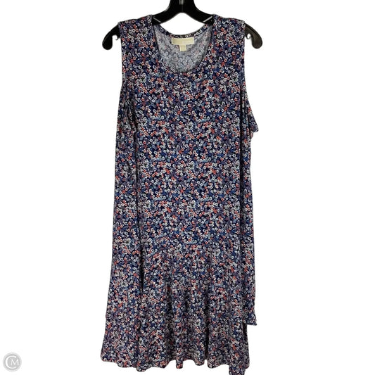 Dress Casual Short By Michael By Michael Kors In Floral Print, Size: 2x