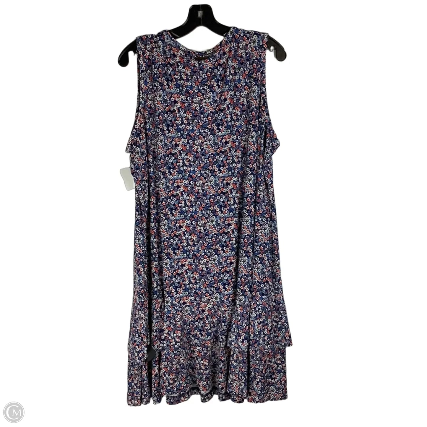 Dress Casual Short By Michael By Michael Kors In Floral Print, Size: 2x