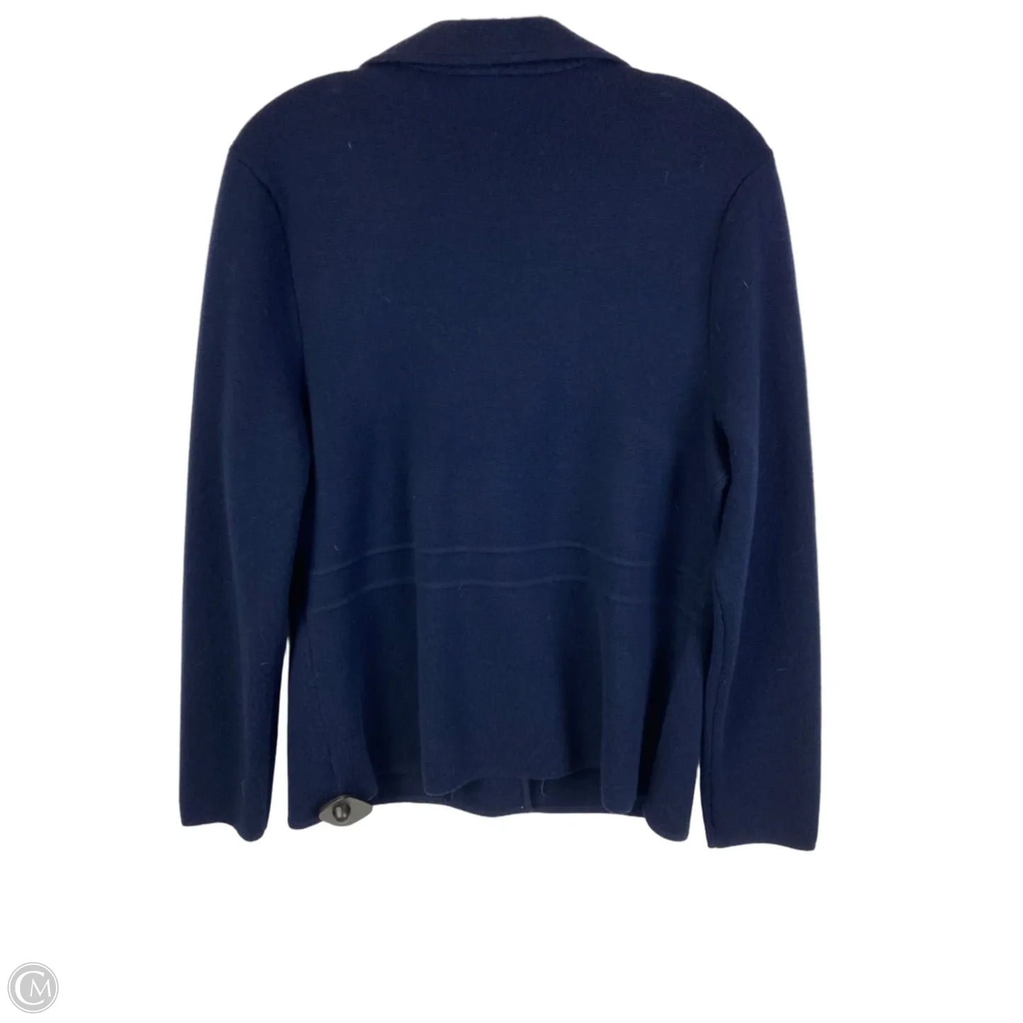 Sweater Cardigan By Talbots In Navy, Size: Lp