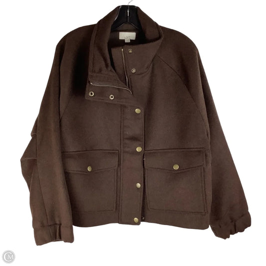 Jacket Other By Loft In Brown, Size: Xl
