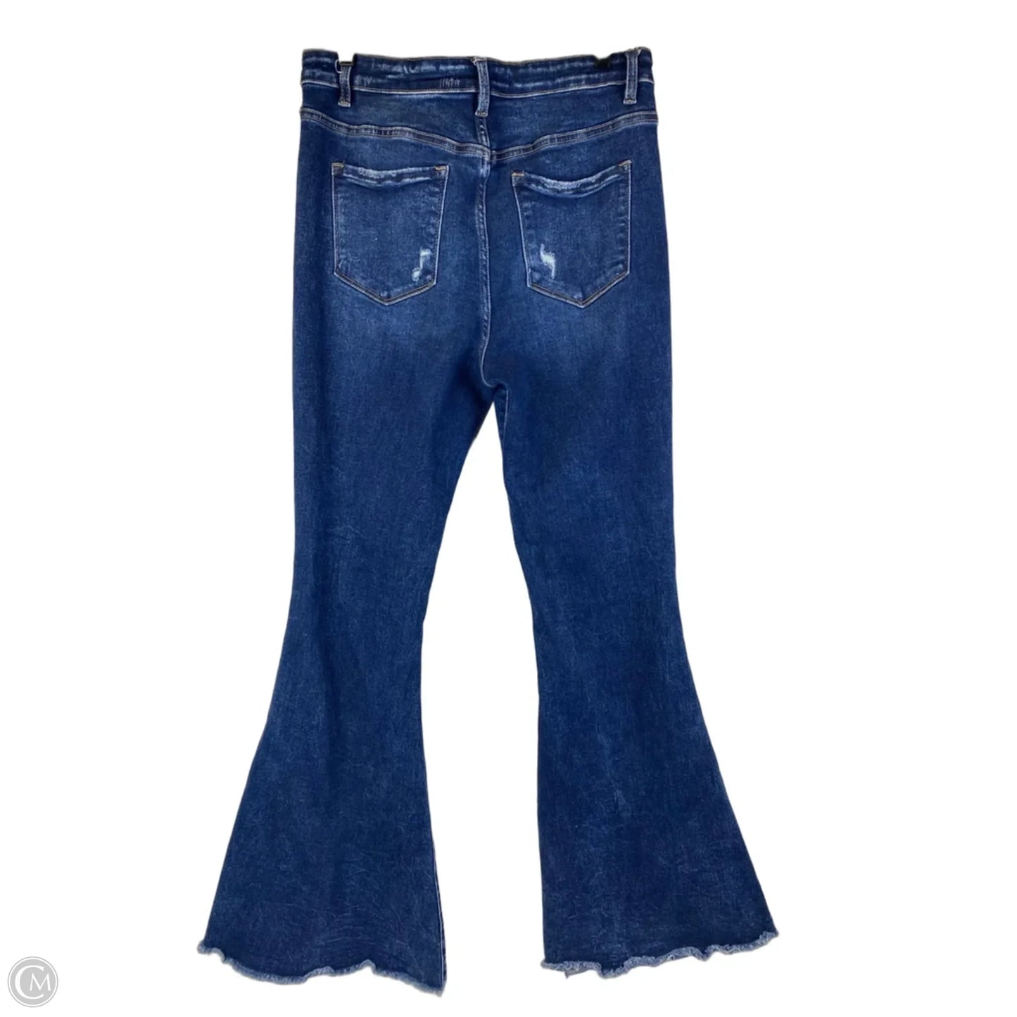 Jeans Flared By Flying Monkey In Blue Denim, Size: 12