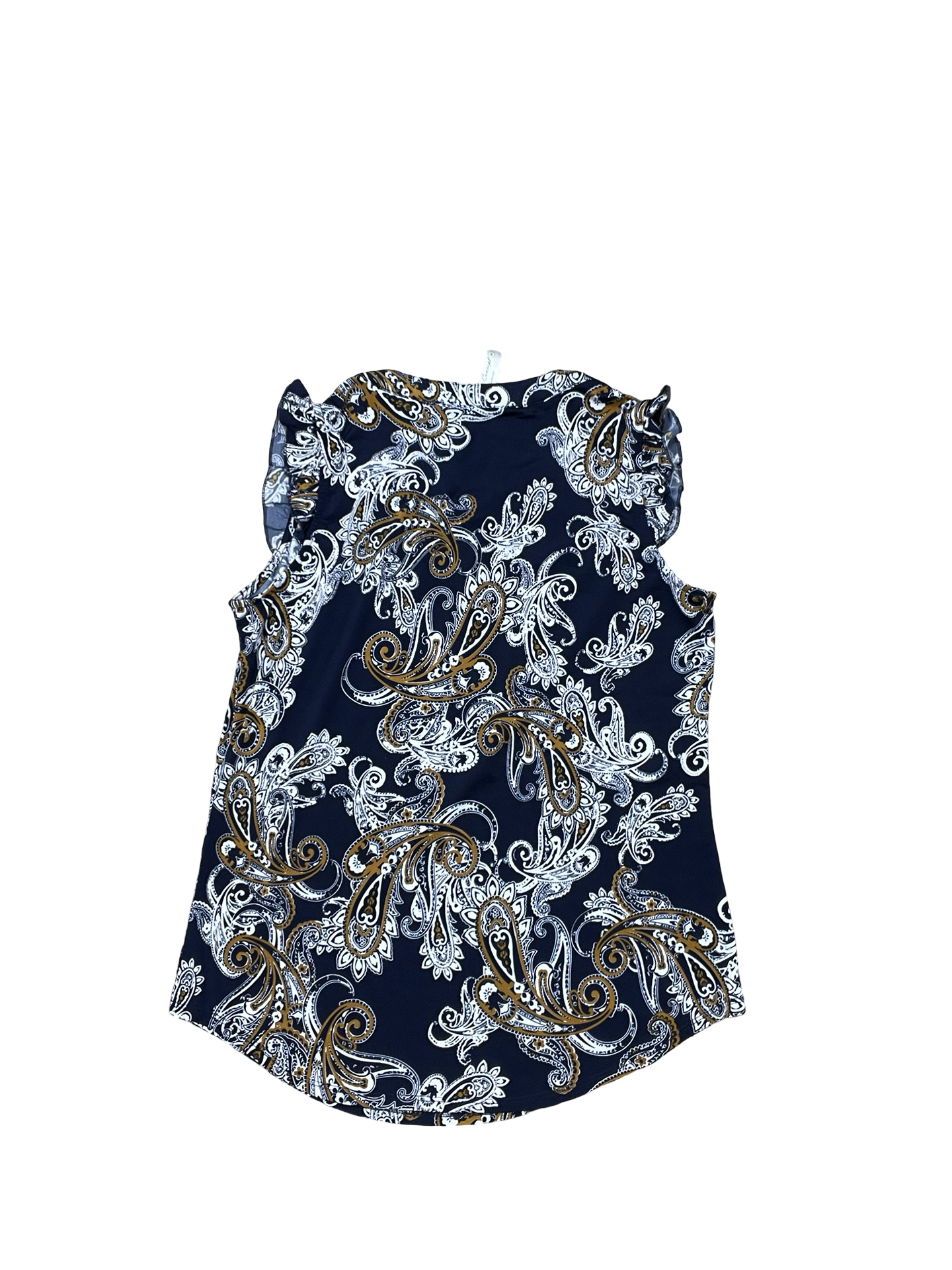 Top Sleeveless By Perseption Concept In Blue, Size:S