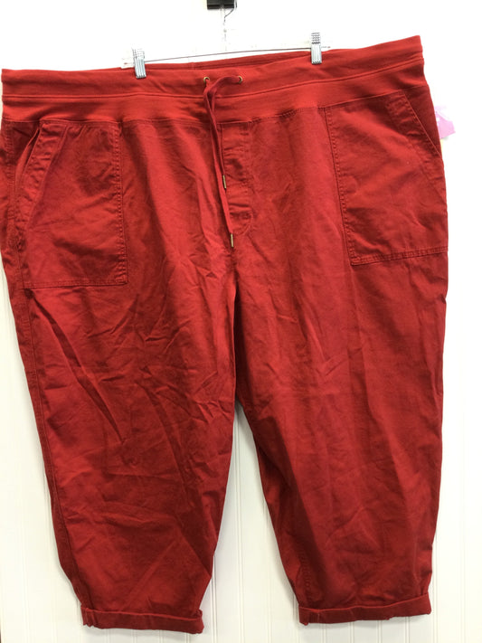 Pants Joggers By Terra & Sky In Red, Size:6A