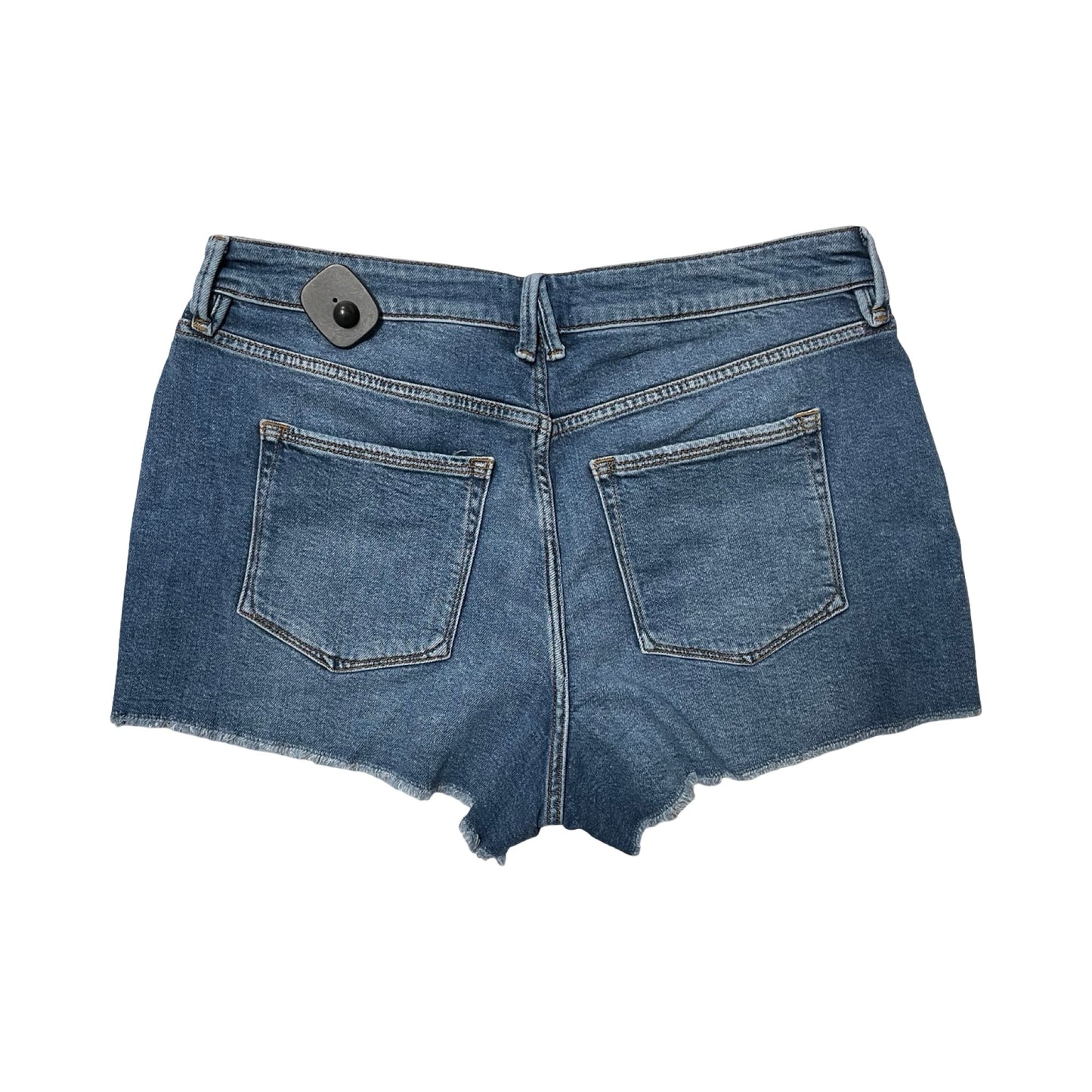 Shorts By Good American In Blue Denim, Size:8