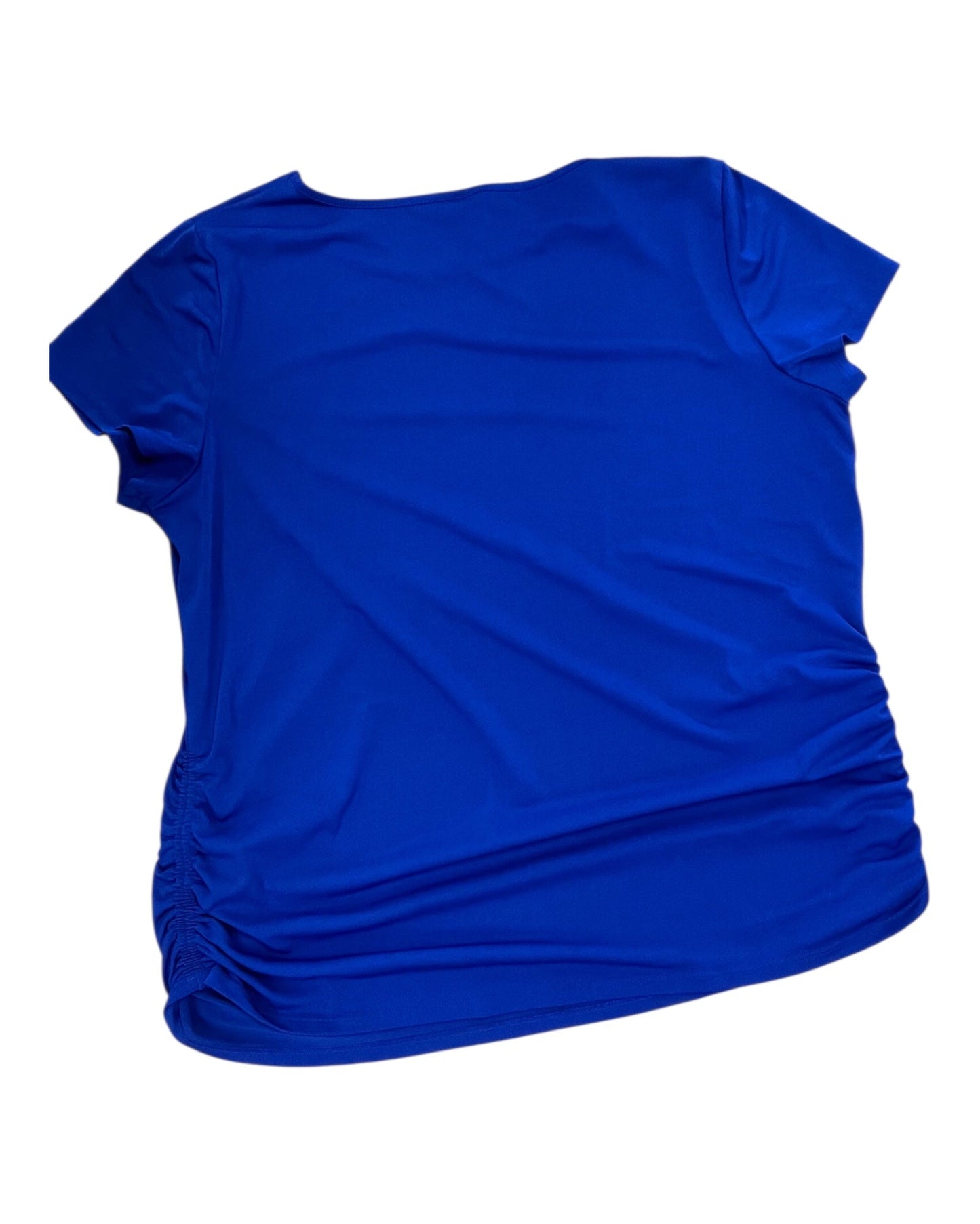Top Ss By Elle In Blue, Size:1X
